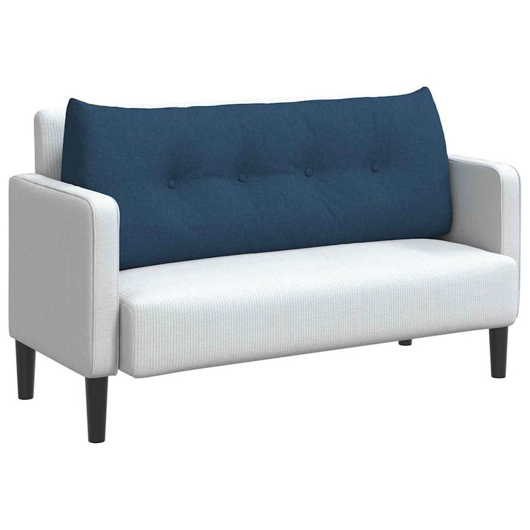 Vidaxx coussin de dossier bleu 120 x 24 x 50 cm tissu