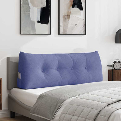 Vidaxx coussin de dossier jeans bleu 120 x 24 x 50 cm tissu