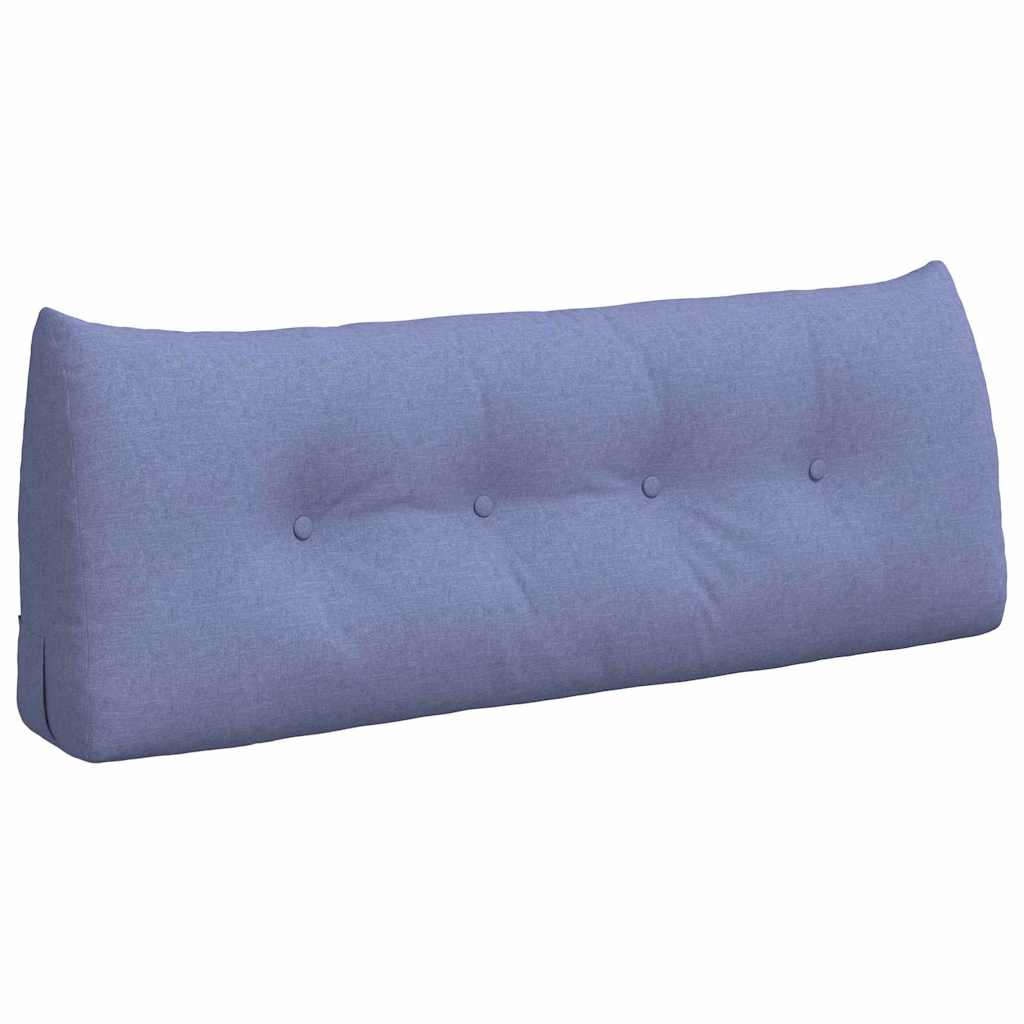 Vidaxx coussin de dossier jeans bleu 120 x 24 x 50 cm tissu