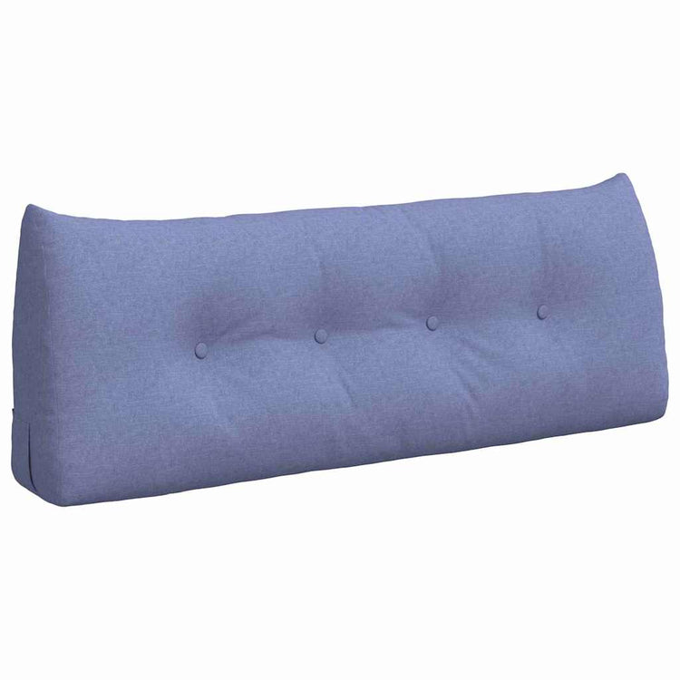 Vidaxx coussin de dossier jeans bleu 120 x 24 x 50 cm tissu