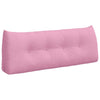 VidaXL coussin de dossier rose 120 x 24 x 50 cm tissu