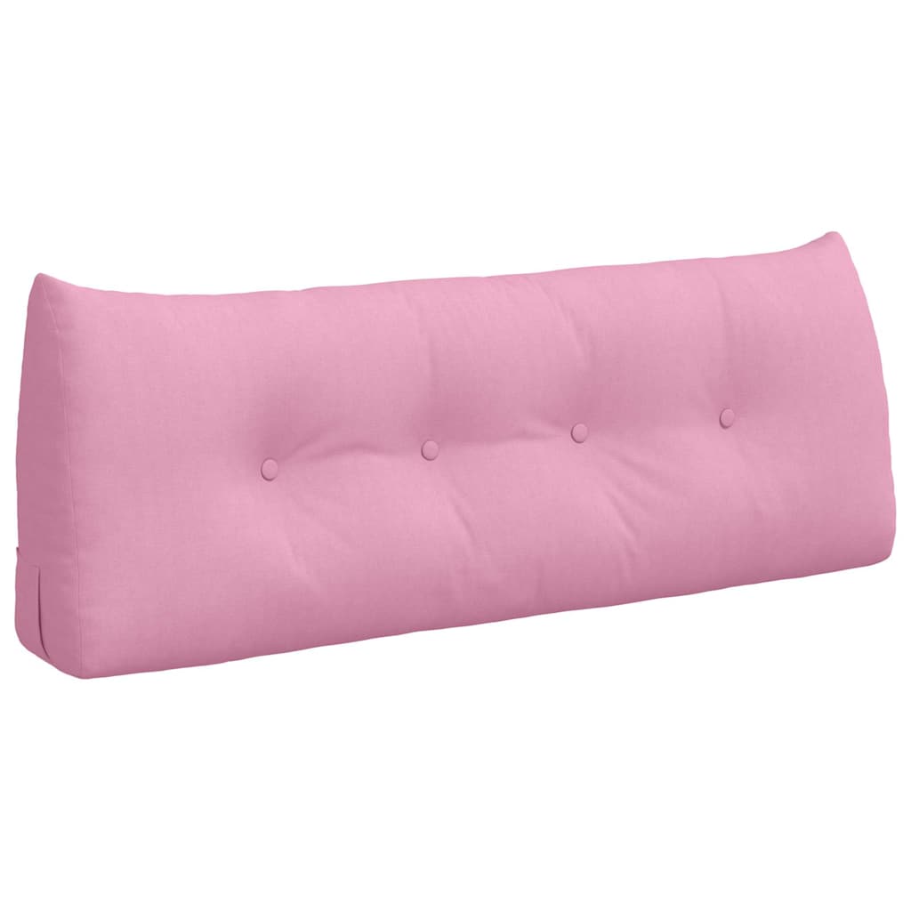 VidaXL coussin de dossier rose 120 x 24 x 50 cm tissu