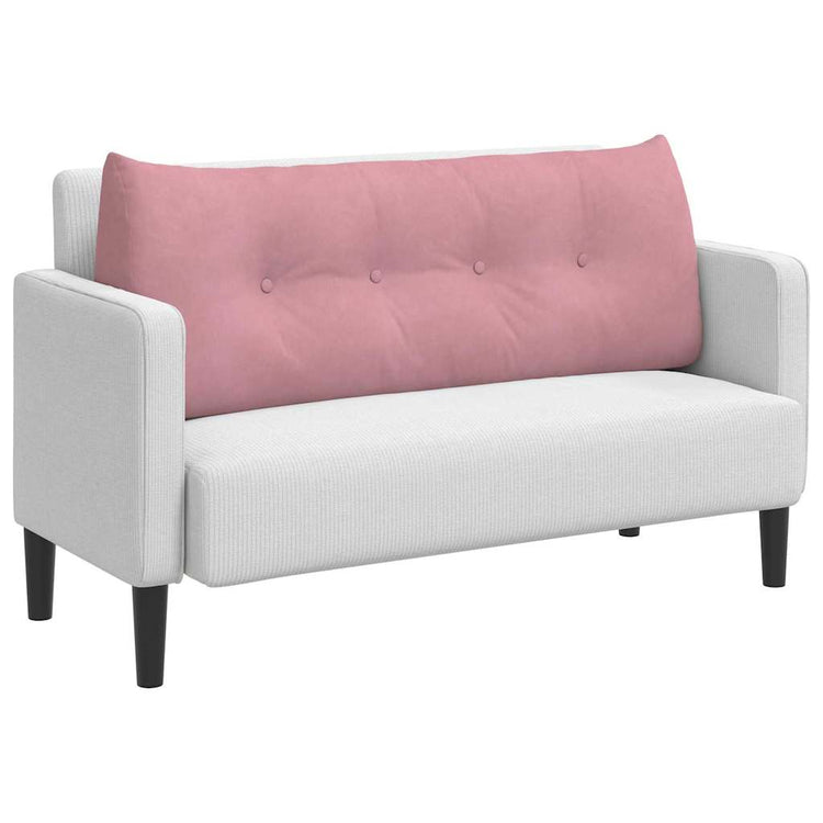Vidaxx coussin de dossier rose 120 x 24 x 50 cm velours