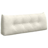Vidaxx coussin de dossier crème 120 x 24 x 50 cm velours