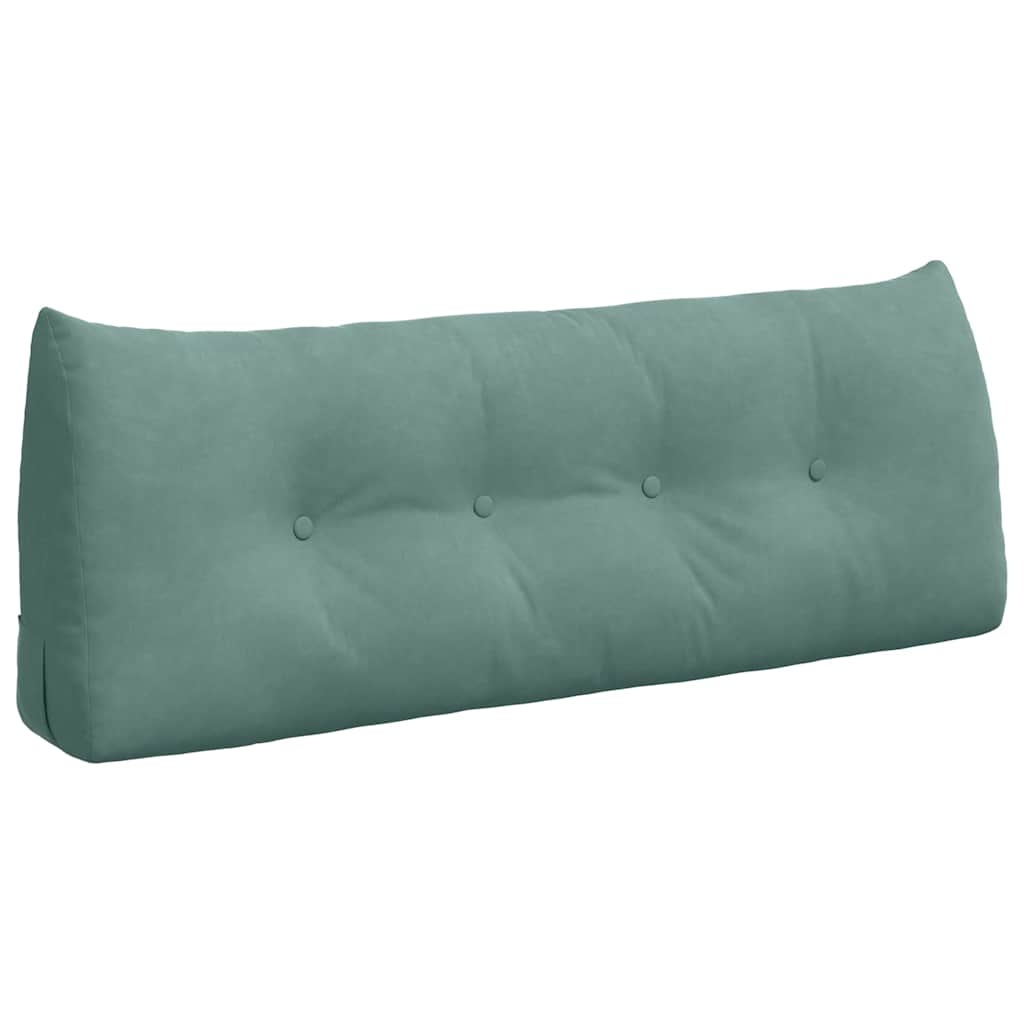 Vidaxx coussin de dossier vert d'eau 120 x 24 x 50 cm velours