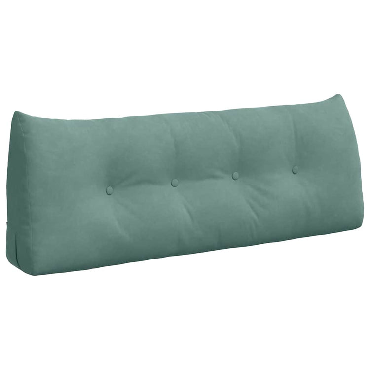Vidaxx coussin de dossier vert d'eau 120 x 24 x 50 cm velours