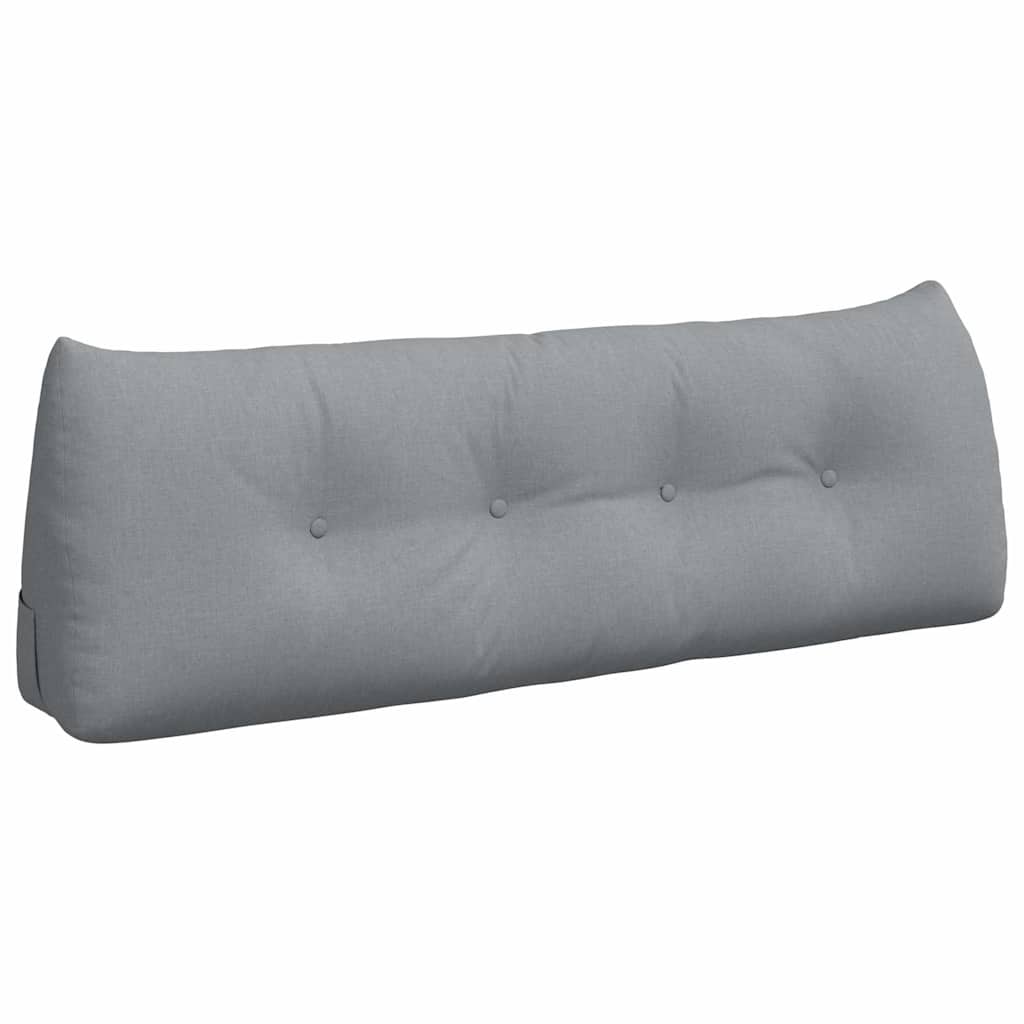 Vidaxx coussin de dossier gris clair 140 x 24 x 50 cm tissu