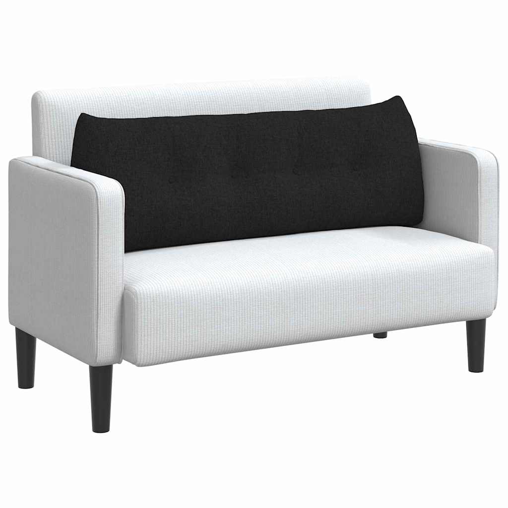 Vidaxx coussin de dossier noir 140 x 24 x 50 cm tissu