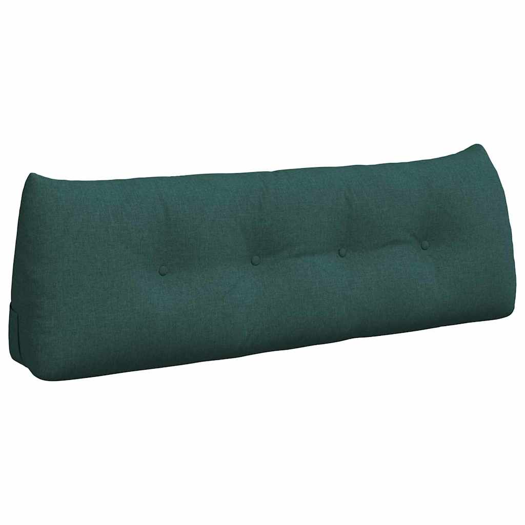 Vidaxx coussin de dossier vert foncé 140 x 24 x 50 cm tissu