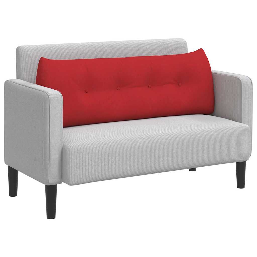 Vidaxx coussin de dossier rouge 140 x 24 x 50 cm tissu