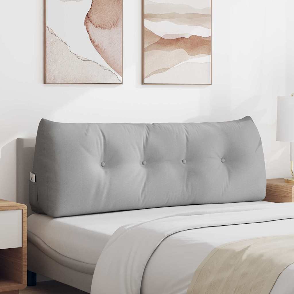 Vidaxx coussin de dossier gris nuage 140 x 24 x 50 cm tissu