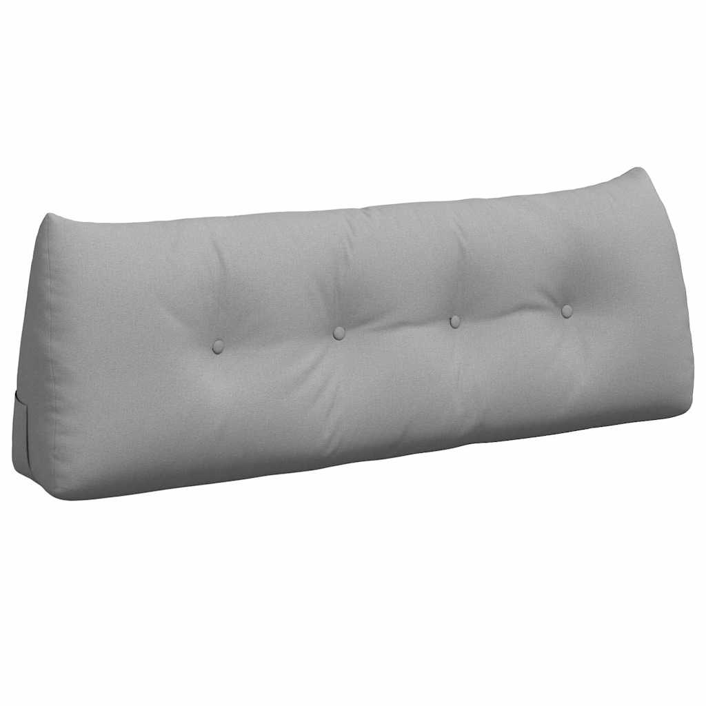 Vidaxx coussin de dossier gris nuage 140 x 24 x 50 cm tissu