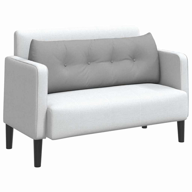 Vidaxx coussin de dossier gris nuage 140 x 24 x 50 cm tissu