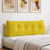 Vidaxx coussin de dossier jaune 140 x 24 x 50 cm velours