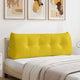 Vidaxx coussin de dossier jaune 140 x 24 x 50 cm velours