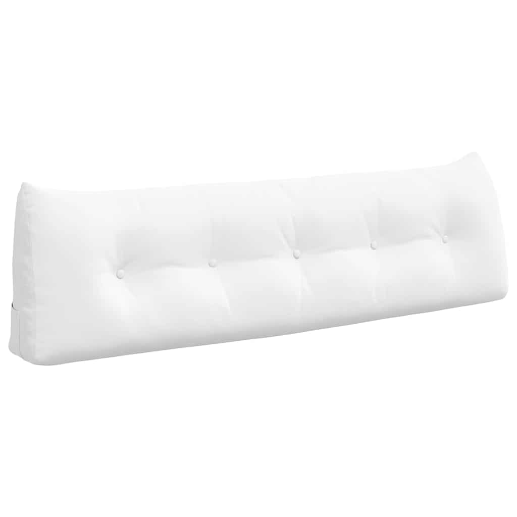 Vidaxx coussin de dossier blanc 160 x 24 x 50 cm tissu