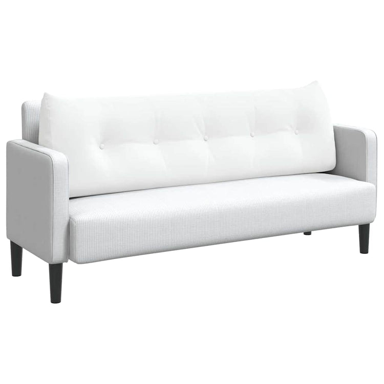 Vidaxx coussin de dossier blanc 160 x 24 x 50 cm tissu