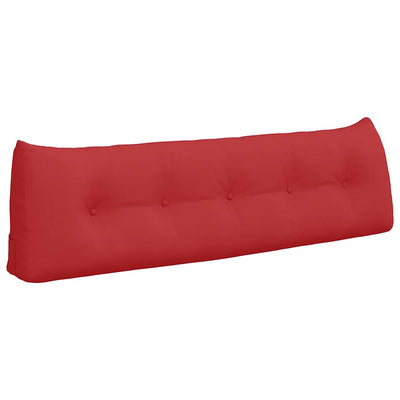 Vidaxx coussin de dossier rouge 160 x 24 x 50 cm tissu