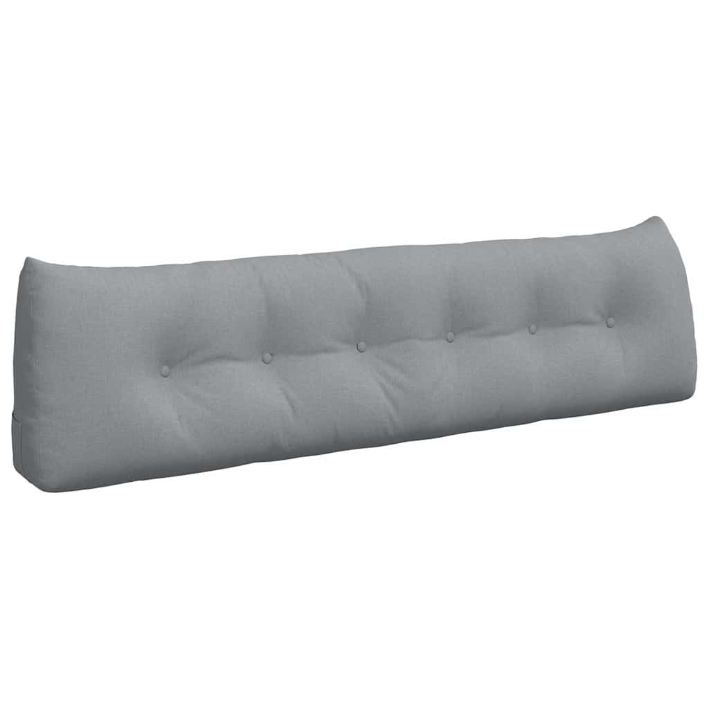 Vidaxx coussin de dossier gris clair 180 x 24 x 50 cm tissu