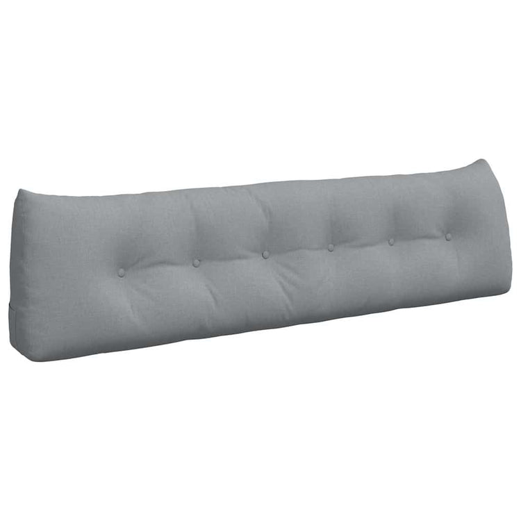 Vidaxx coussin de dossier gris clair 180 x 24 x 50 cm tissu