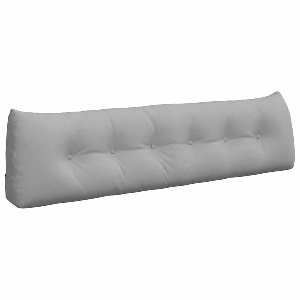 Vidaxx coussin de dossier gris nuage 180 x 24 x 50 cm tissu