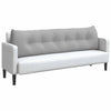 Vidaxx coussin de dossier gris nuage 180 x 24 x 50 cm tissu
