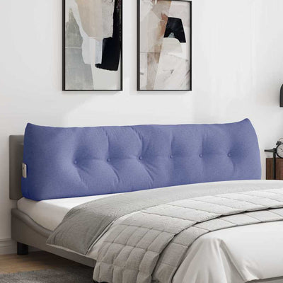 Vidaxx coussin de dossier jeans bleu 180 x 24 x 50 cm tissu