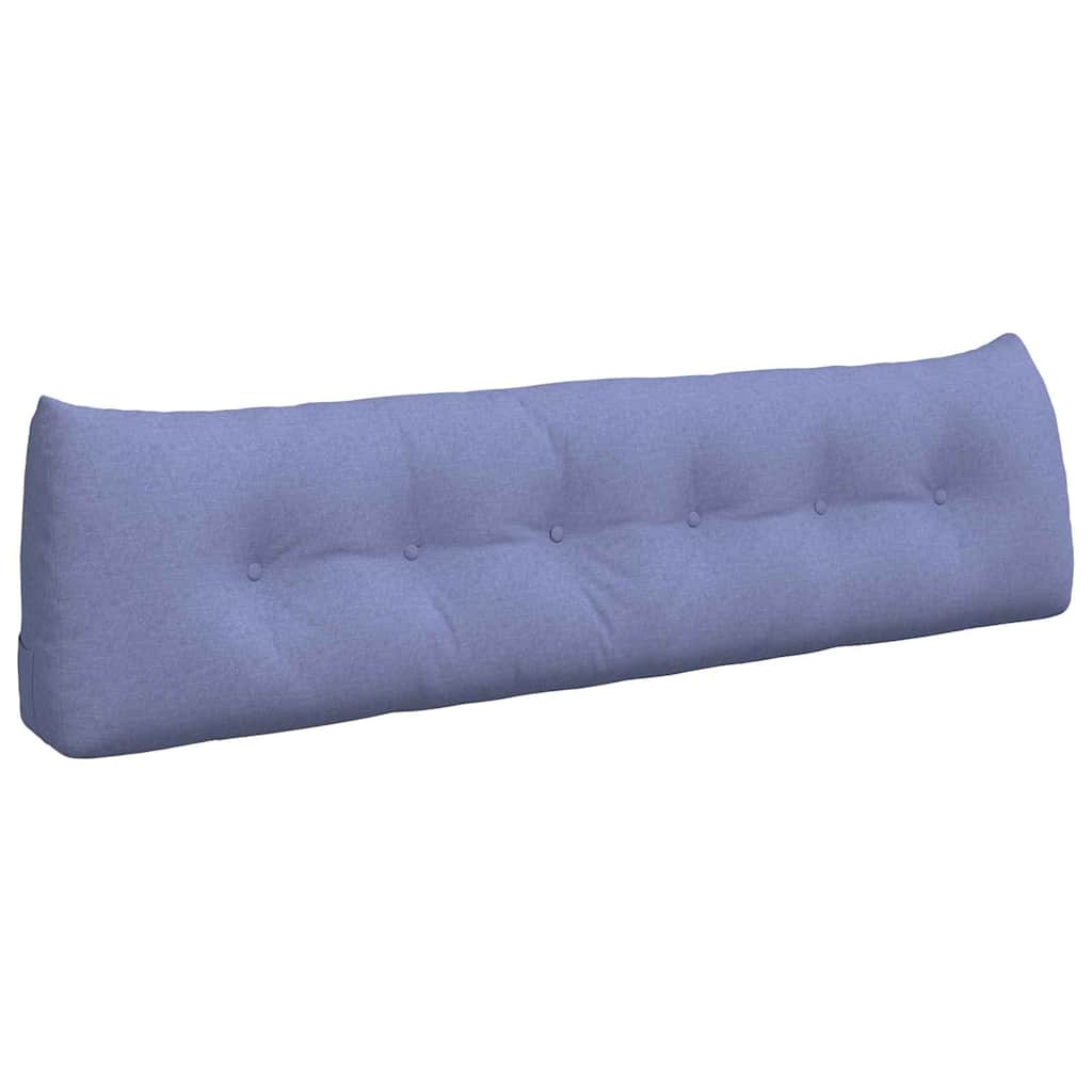 Vidaxx coussin de dossier jeans bleu 180 x 24 x 50 cm tissu