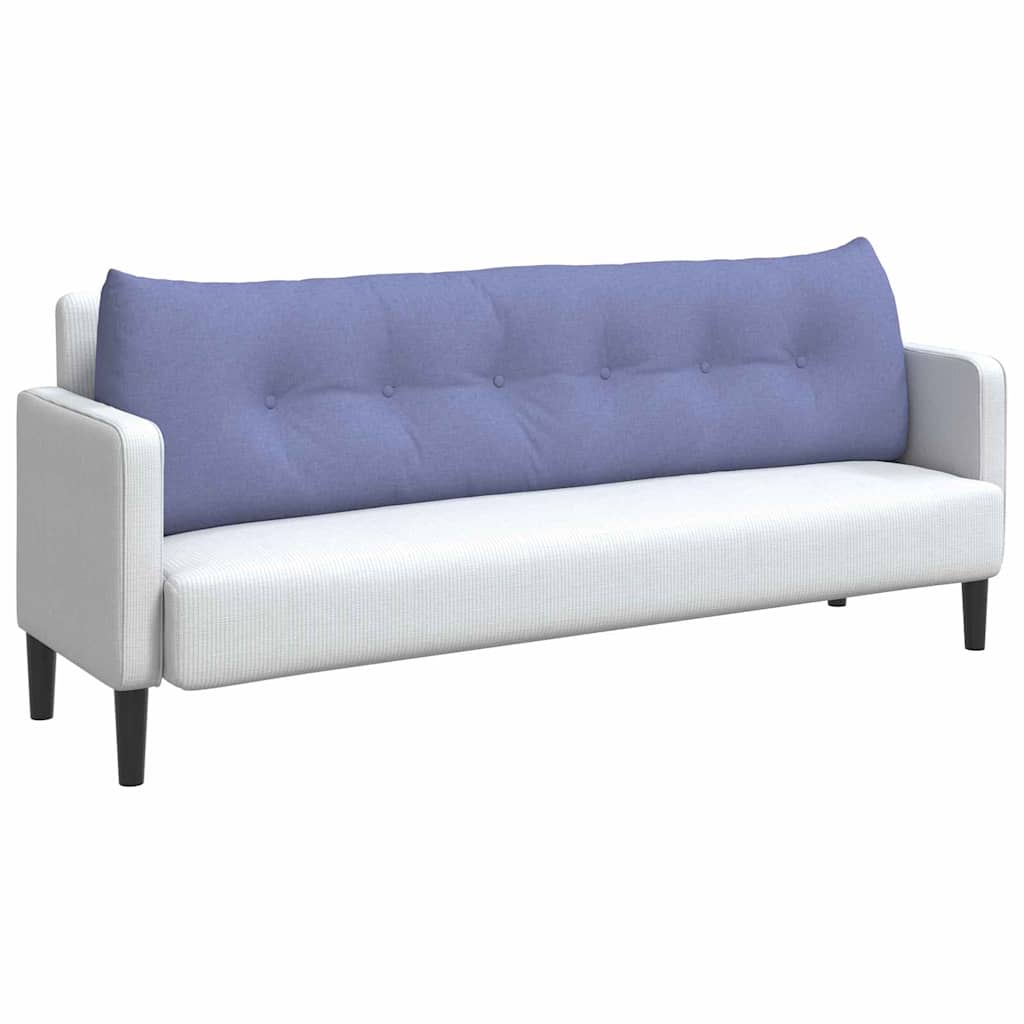 Vidaxx coussin de dossier jeans bleu 180 x 24 x 50 cm tissu