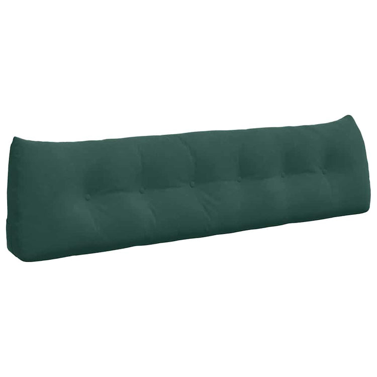 Vidaxx coussin de dossier vert foncé 180 x 24 x 50 cm velours