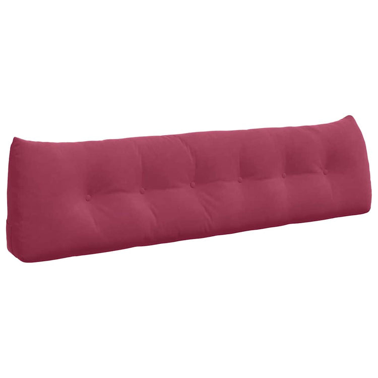 Vidaxx coussin de dossier rouge vin 180 x 24 x 50 cm velours