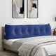 Vidaxx coussin de dossier police bleu 180 x 24 x 50 cm velours
