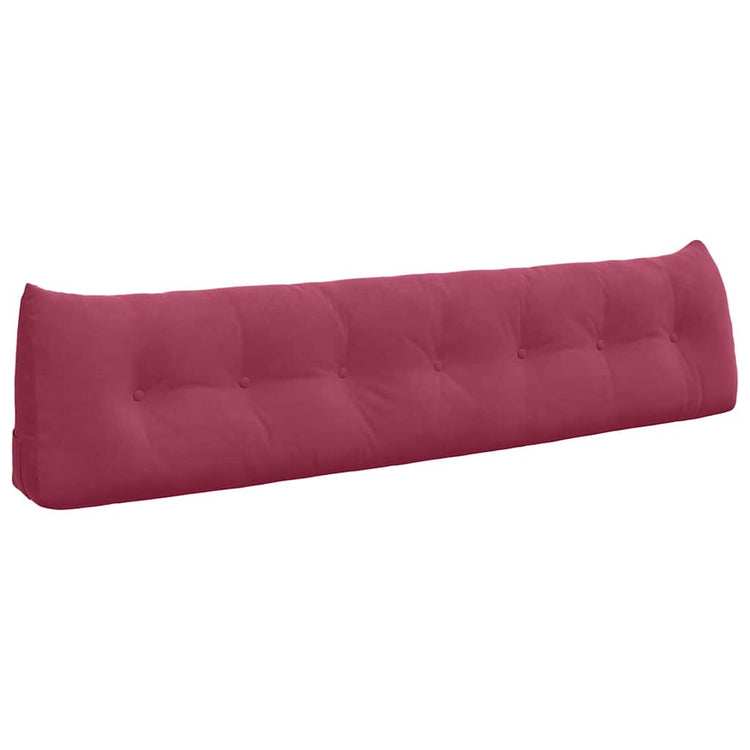 Vidaxx coussin de dossier rouge vin 200 x 24 x 50 cm velours