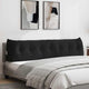 Vidaxx coussin de dossier noir 200 x 24 x 50 cm velours