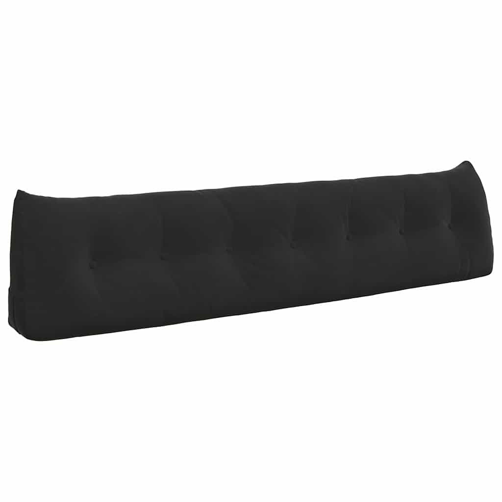 Vidaxx coussin de dossier noir 200 x 24 x 50 cm velours