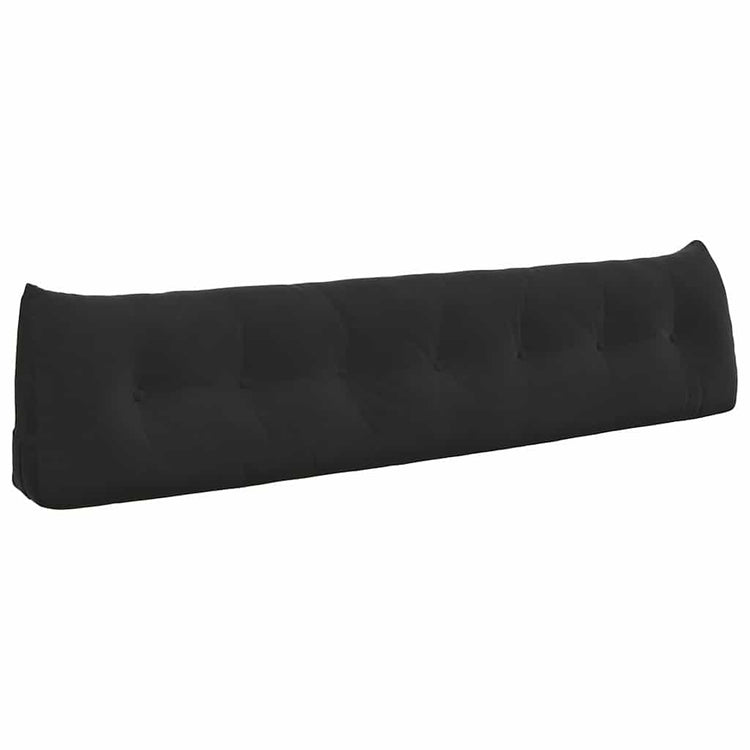 Vidaxx coussin de dossier noir 200 x 24 x 50 cm velours