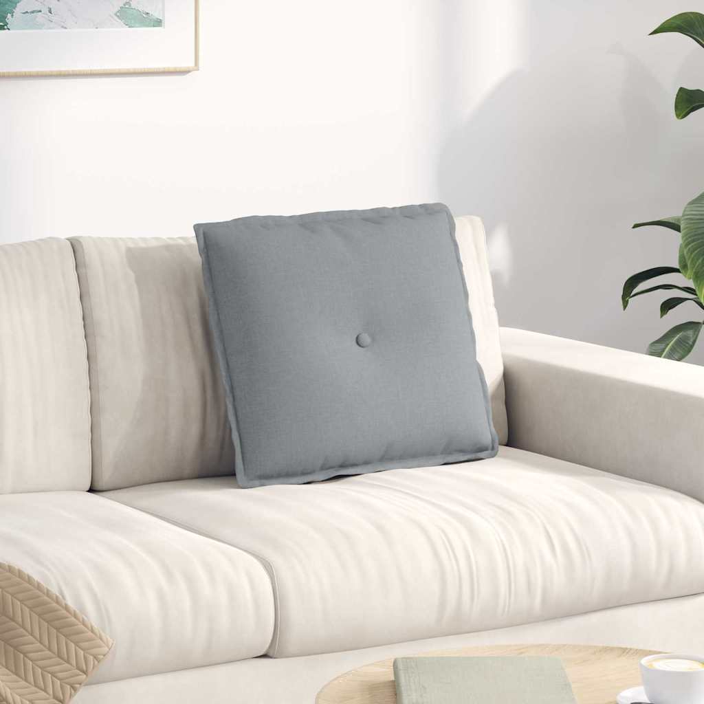 Vidaxx coussin de dossier gris clair 50 x 19 x 45 cm tissu
