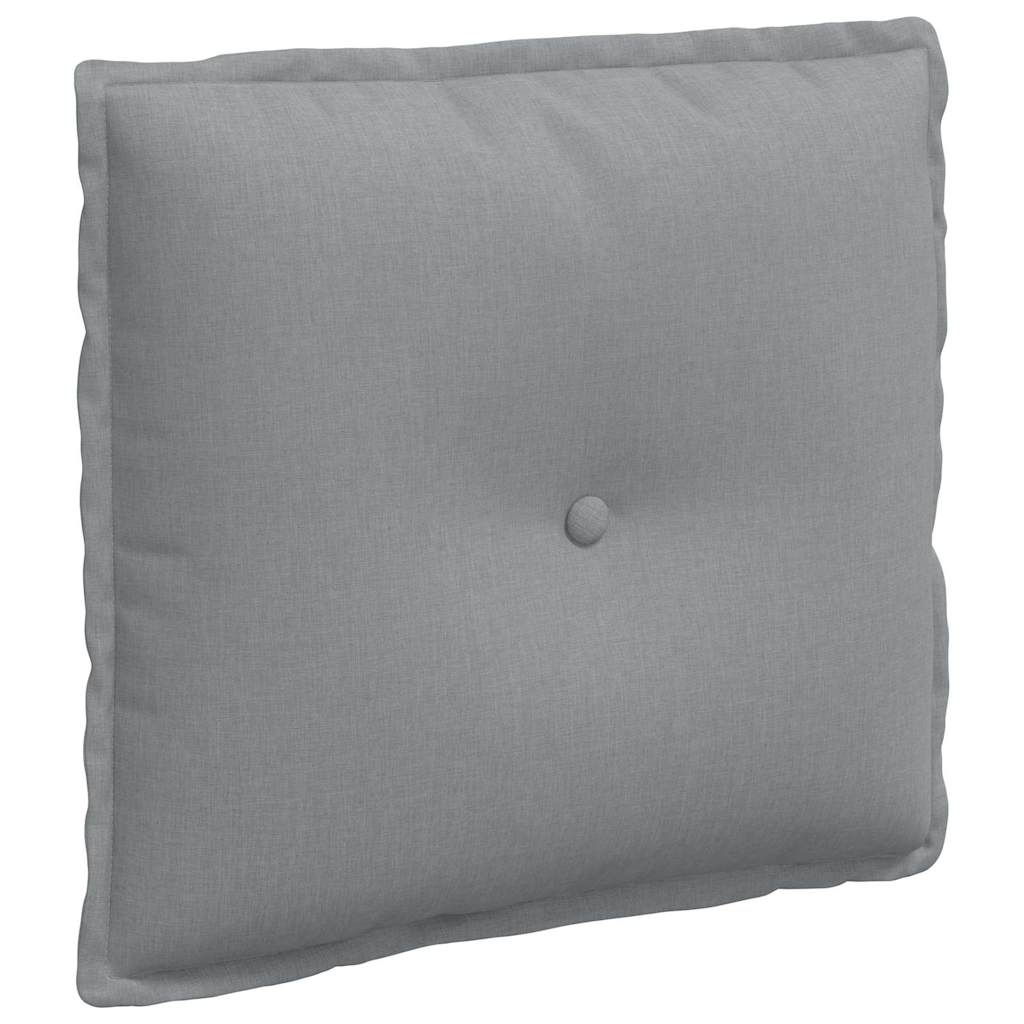 Vidaxx coussin de dossier gris clair 50 x 19 x 45 cm tissu