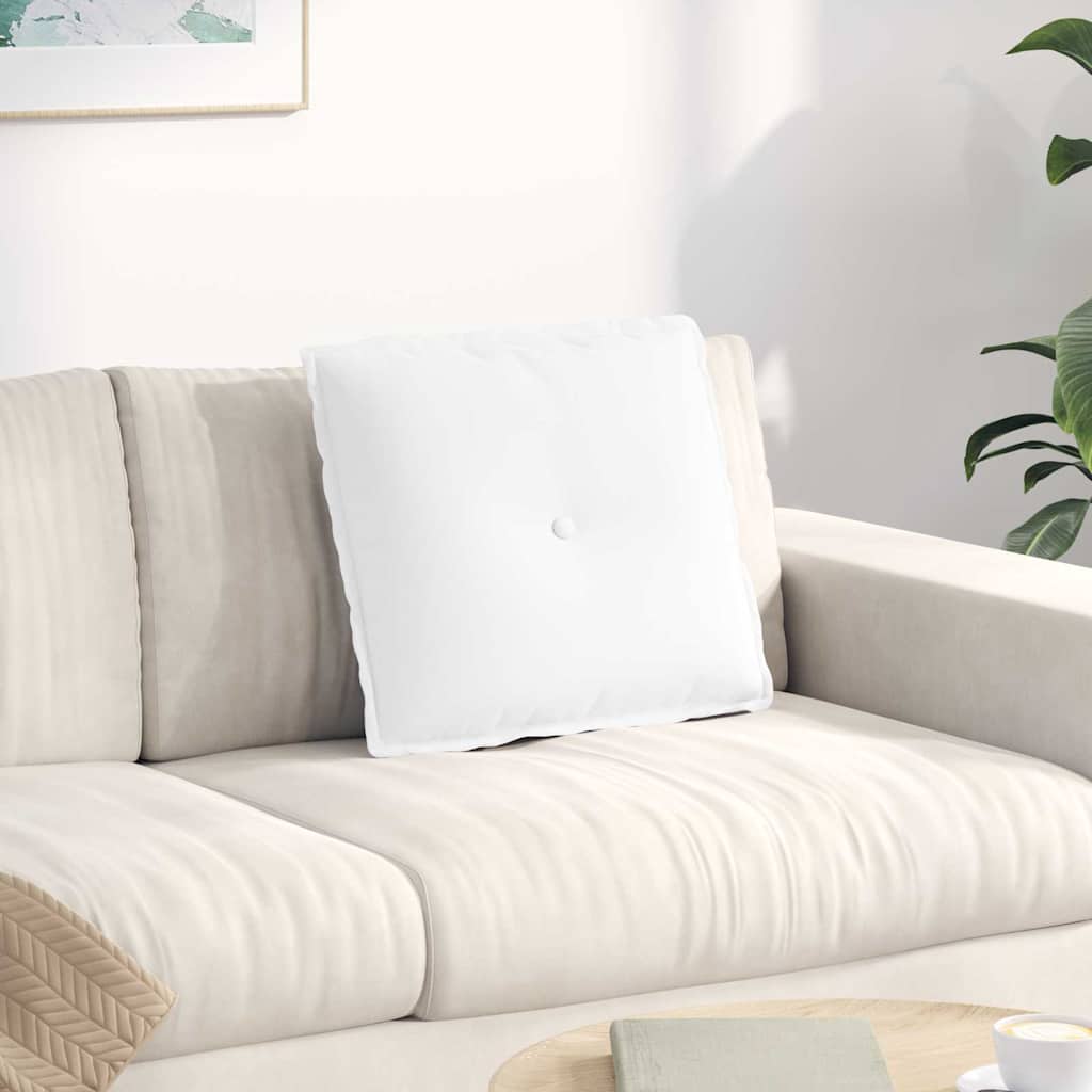 Vidaxx coussin de dossier blanc 50 x 19 x 45 cm tissu