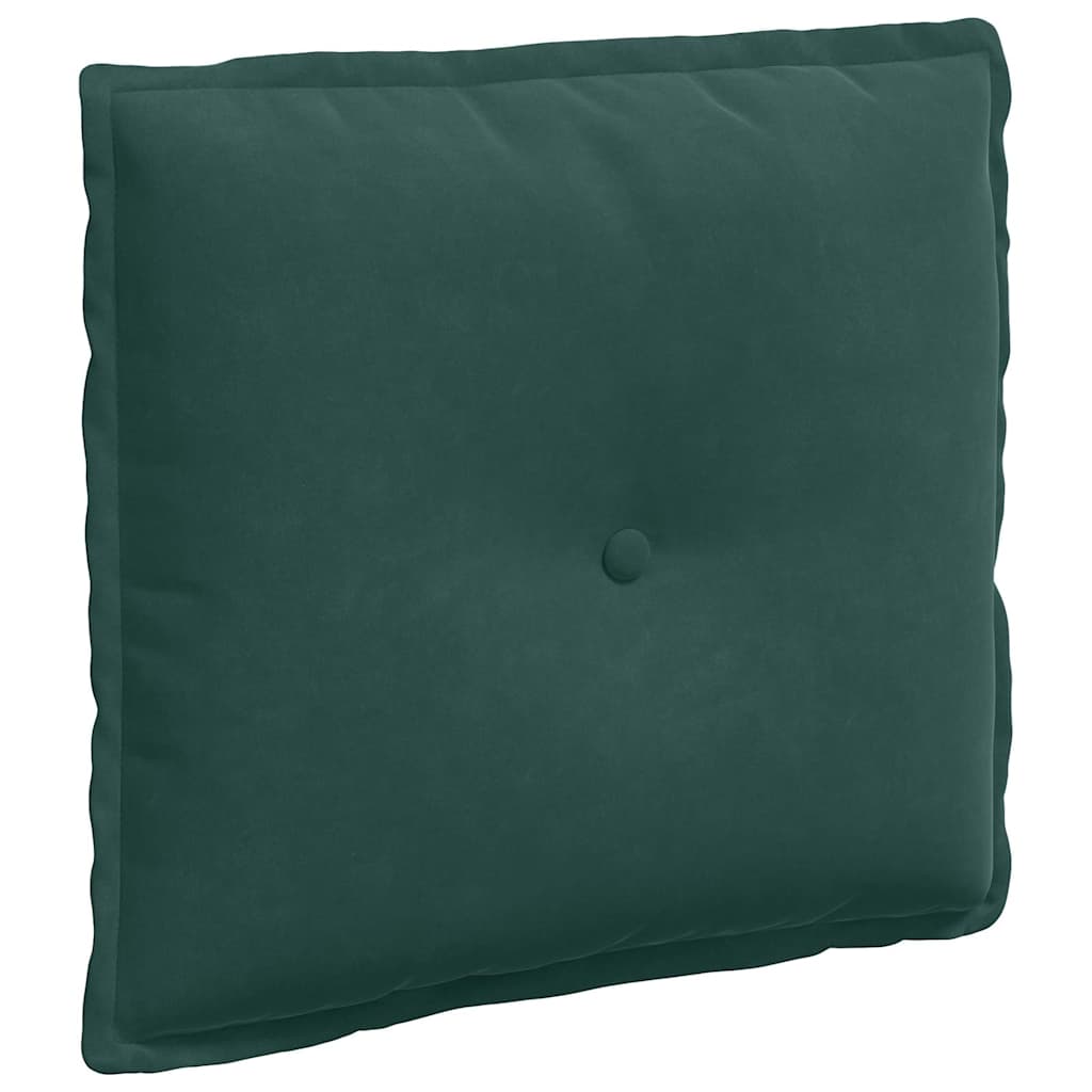 Vidaxx coussin de dossier vert foncé 50 x 45 cm tissu corde