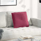 Vidaxx coussin de dossier rouge vin 50 x 45 cm tissu corde