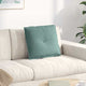 Vidaxx coussin de dossier vert d'eau 50 x 45 cm tissu corde