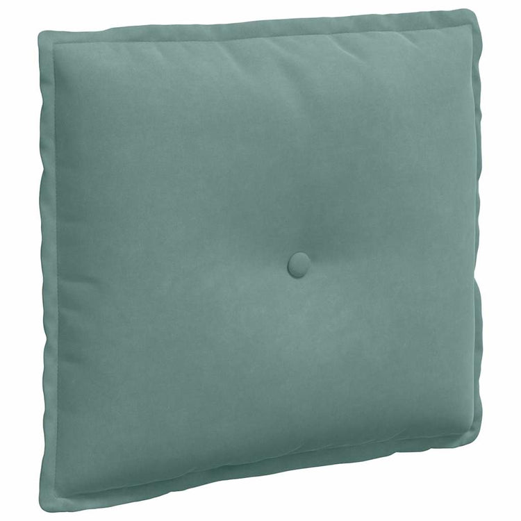 Vidaxx coussin de dossier vert d'eau 50 x 45 cm tissu corde