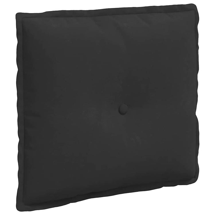 Vidaxx coussin de dossier noir 50 x 45 cm tissu microfibre
