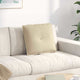 Vidaxx coussin de dossier crème 50 x 45 cm tissu microfibre