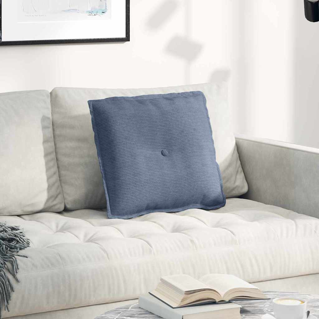 Vidaxx coussin de dossier bleu 50 x 45 cm tissu corde