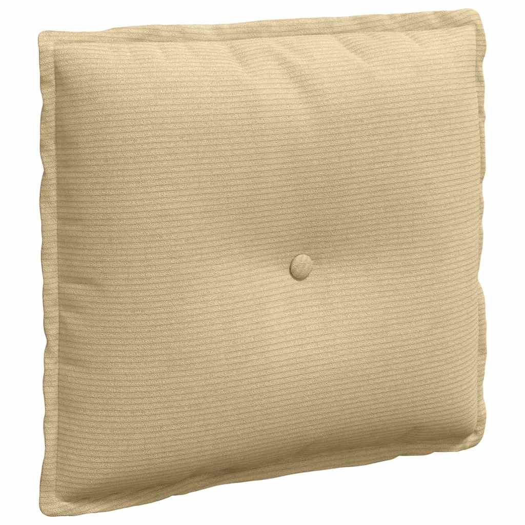 Vidaxx coussin de dossier gris vert 50 x 45 cm tissu corde