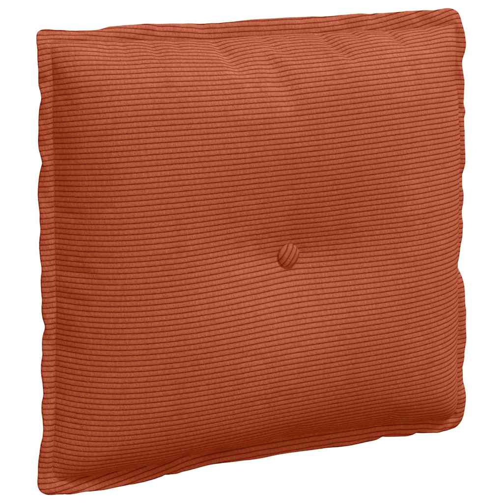 Vidaxx coussin de dossier rouge-orange 50 x 45 cm tissu corde