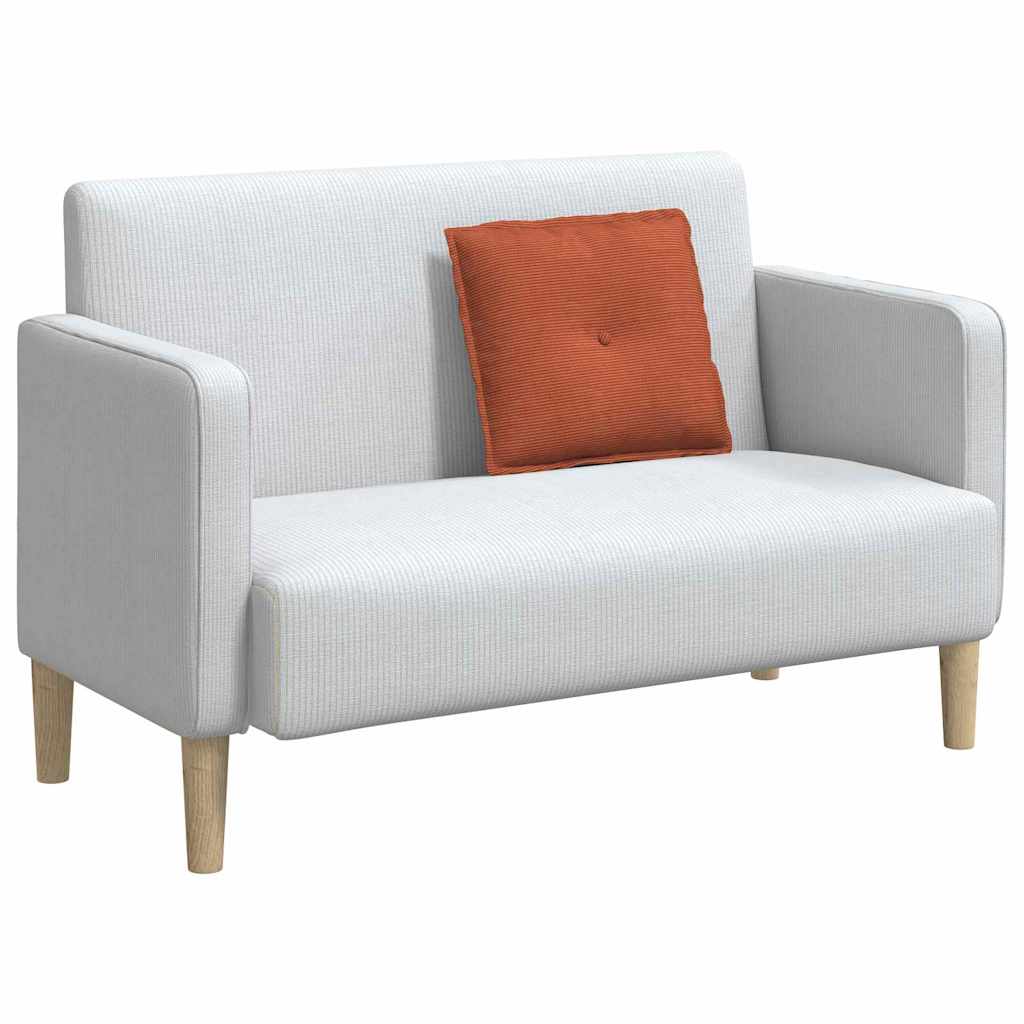 Vidaxx coussin de dossier rouge-orange 50 x 45 cm tissu corde
