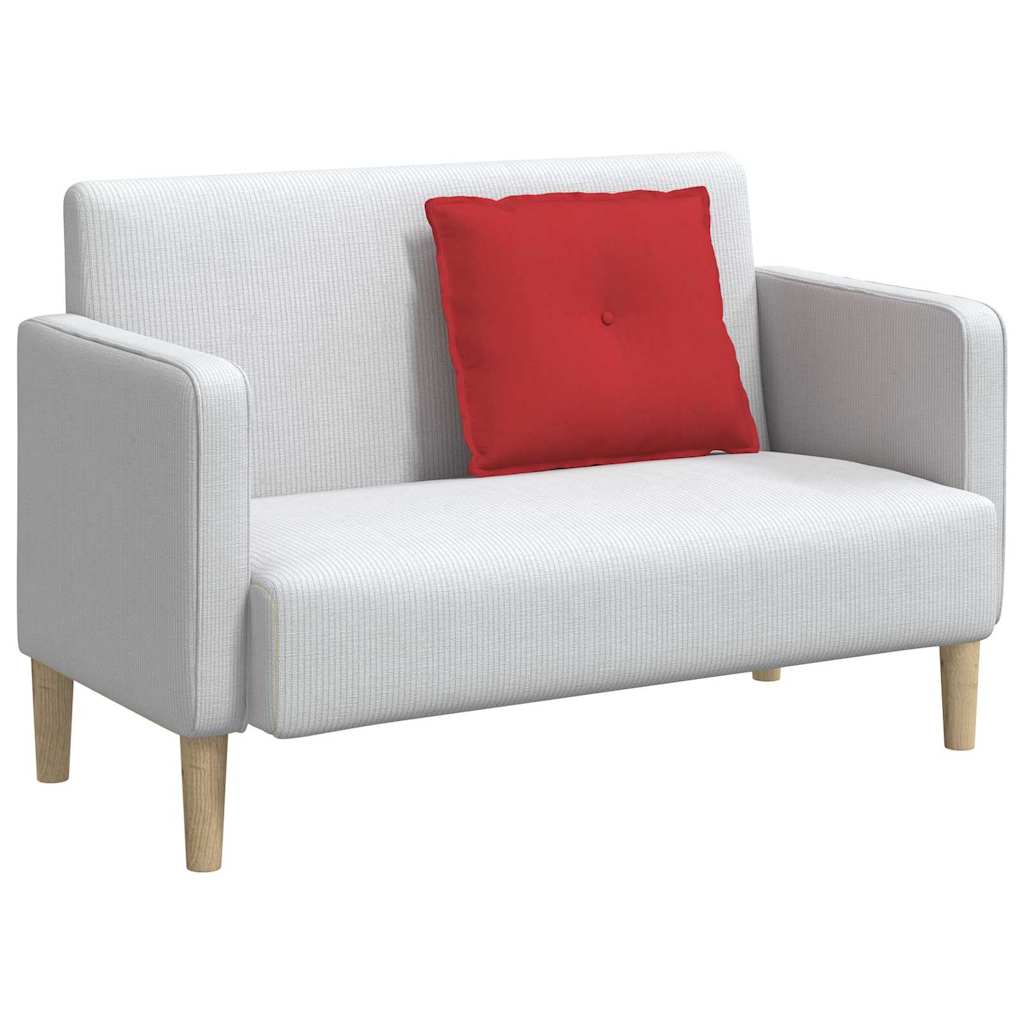 Vidaxx coussin de dossier rouge 60 x 19 x 50 cm tissu